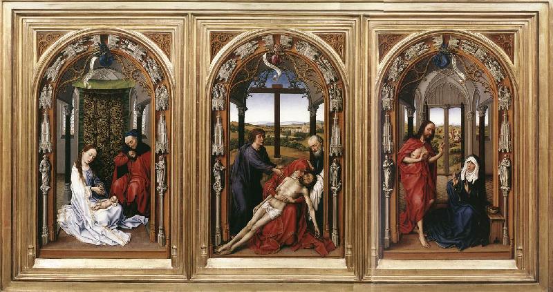 Rogier van der Weyden Miraflores Altarpiece